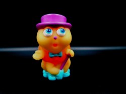 glo worm purple hat